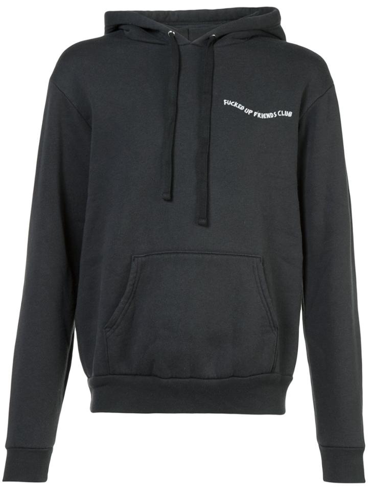Local Authority Printed Hoodie - Black