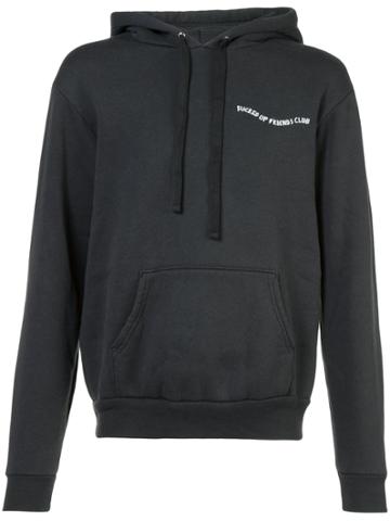 Local Authority Printed Hoodie - Black