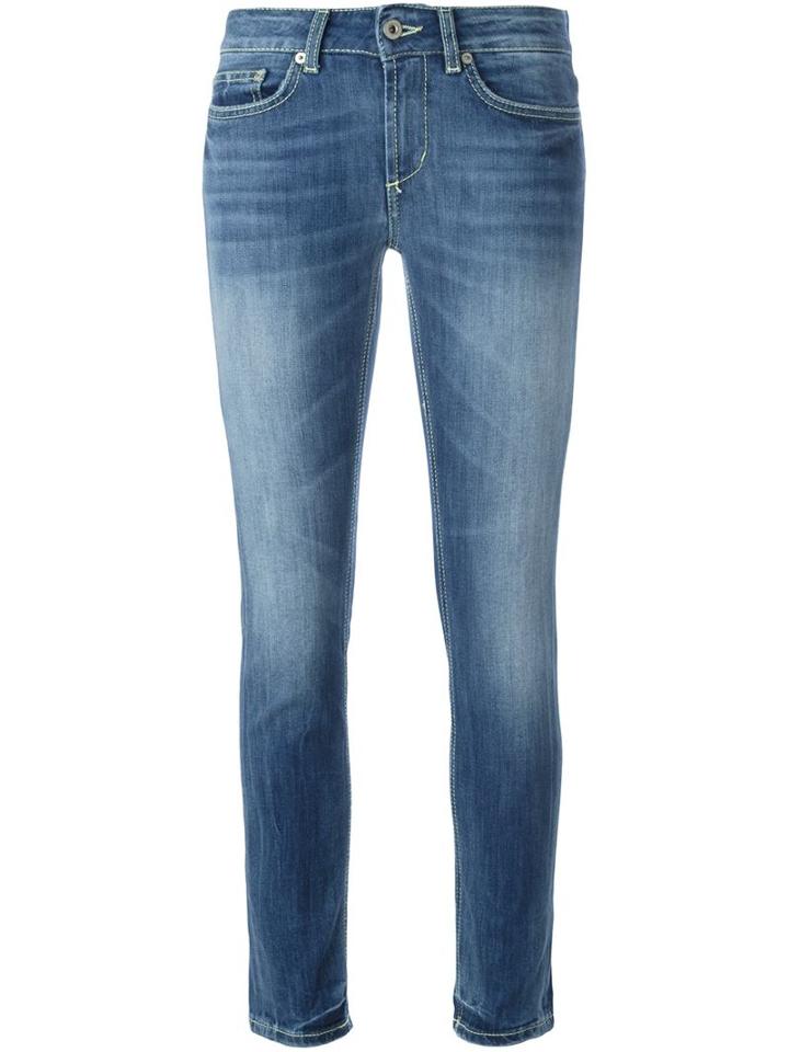 Dondup Monroe Jeans, Women's, Size: 28, Blue, Cotton/spandex/elastane