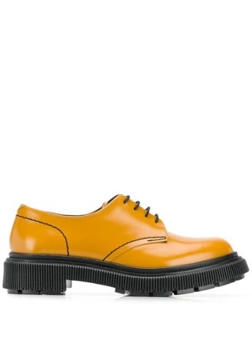 Adieu Paris Chunky Brogues - Gold