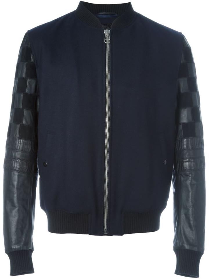 Lanvin Varsity Style Bomber Jacket