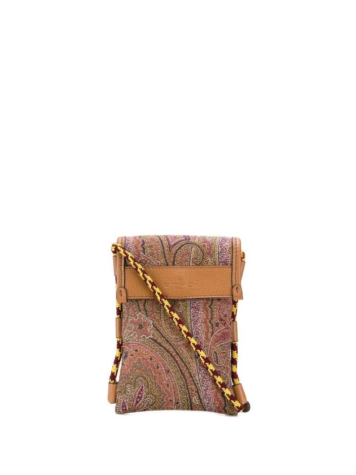 Etro Floral Pattern Crossbody Bag - Green