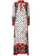 Dolce & Gabbana Polka Dot Long Dress - Multicolour