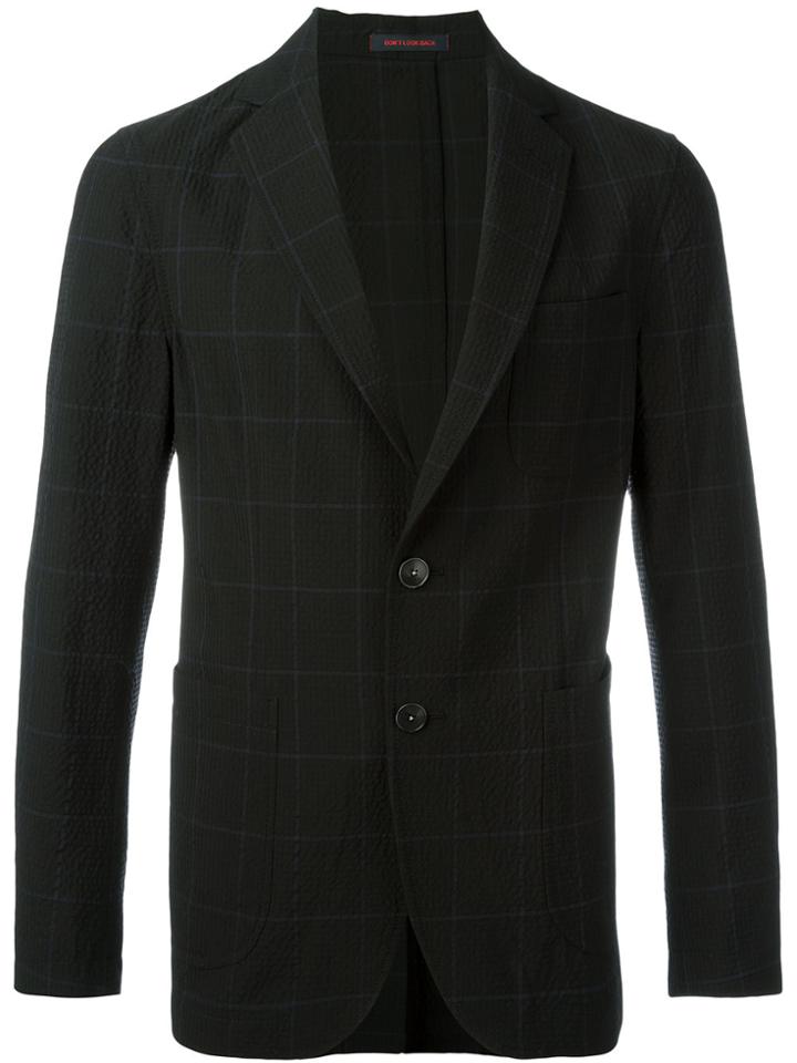 The Gigi Checked Blazer - Black
