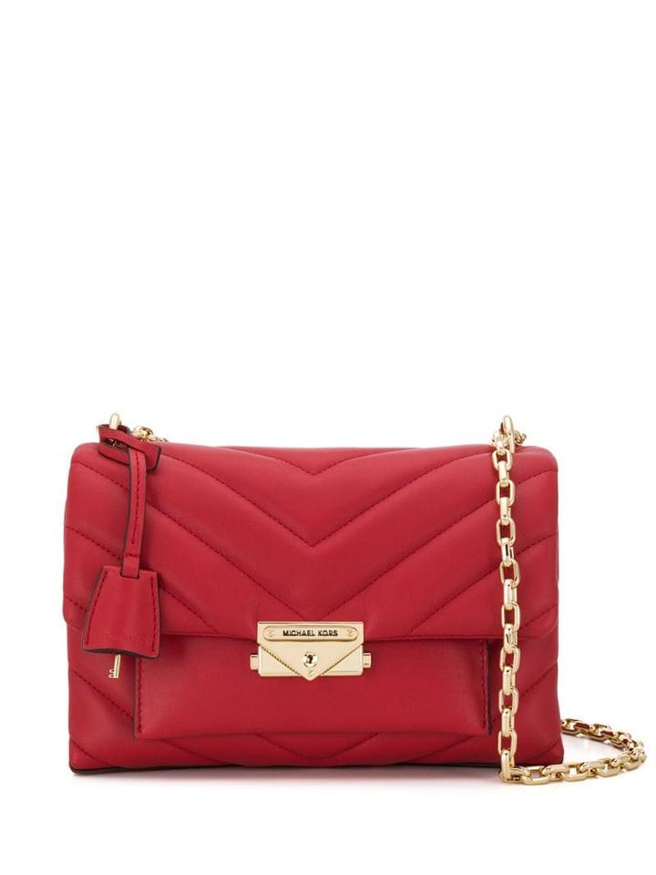 Michael Michael Kors Whitney Quilted Crossbody Bag - Red