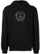 Dolce & Gabbana Bee And Crown Embroidered Hoodie