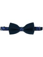 Etro Mixed Patterns Bow Tie - Blue