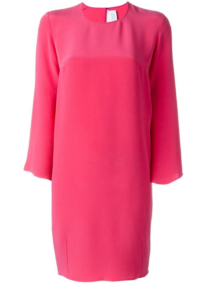 Gianluca Capannolo Trumpet Sleeve Oversized Dress - Pink & Purple