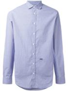 Dsquared2 Small Dot Checked Shirt - Blue