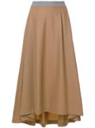 Fabiana Filippi Pleated Skirt - Brown