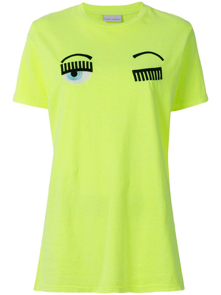 Chiara Ferragni Flirting T-shirt - Yellow & Orange