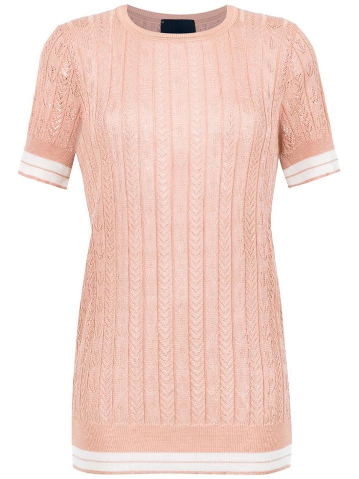 Andrea Bogosian Knit Blouse - Nude & Neutrals