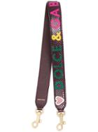 Dolce & Gabbana Logo Bag Strap - Pink & Purple