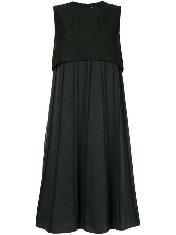 Muller Of Yoshiokubo Open Back Flared Dress - Black