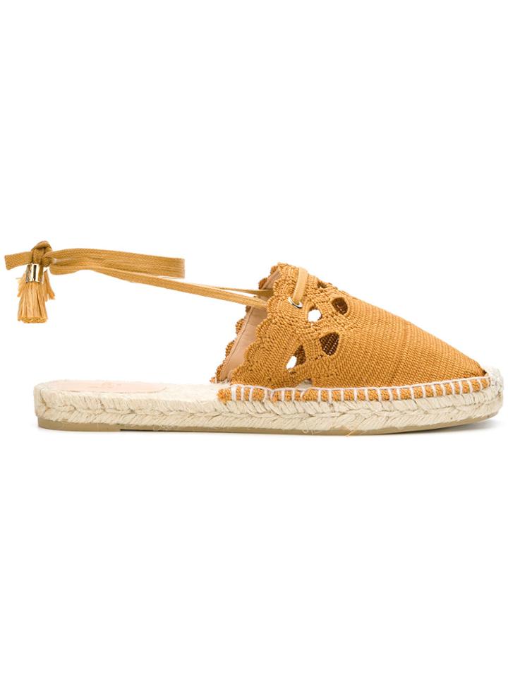 Castañer Slip-on Espadrilles - Yellow & Orange