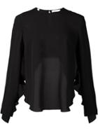 A.l.c. 'sally' Top, Size: 8, Black, Silk