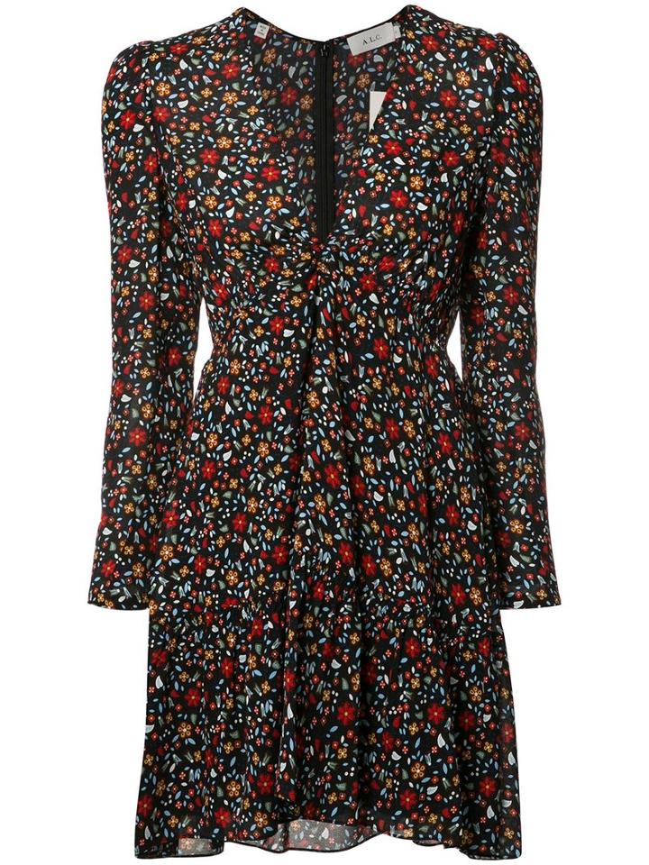 A.l.c. Renata Dress, Women's, Size: 8, Black, Polyester/silk
