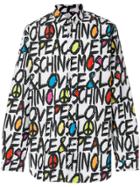 Love Moschino Peace And Love Print Shirt - Multicolour
