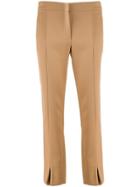 Max Mara Slim Fit Tailored Trousers - Brown