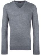 Michael Kors V-neck Jumper - Grey