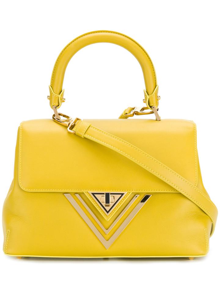 Giaquinto Fold Over Tote Bag - Yellow & Orange