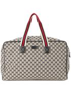 Gucci Vintage Gg Pattern Travel Handbag - Brown