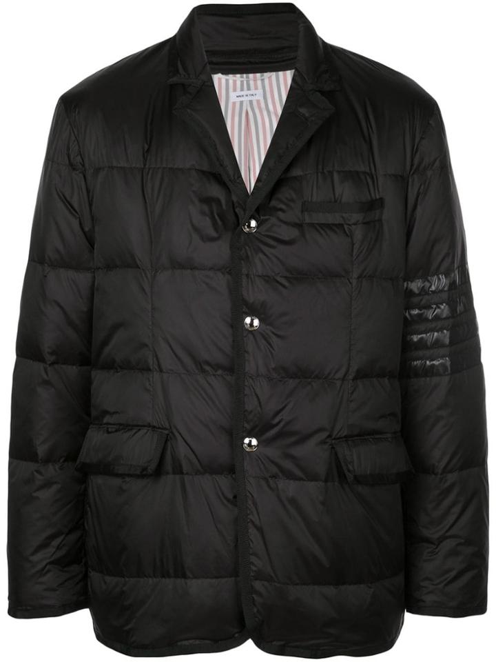 Thom Browne Quilted Down Coat - Black