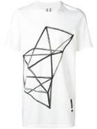 Rick Owens Drkshdw Drkshdw Geometric Print T-shirt - White