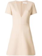 Chloé A-line Dress - Nude & Neutrals