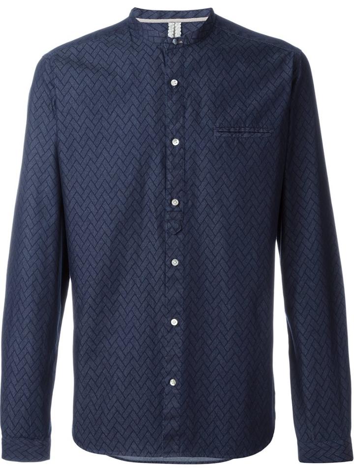 Dnl Zig-zag Print Shirt