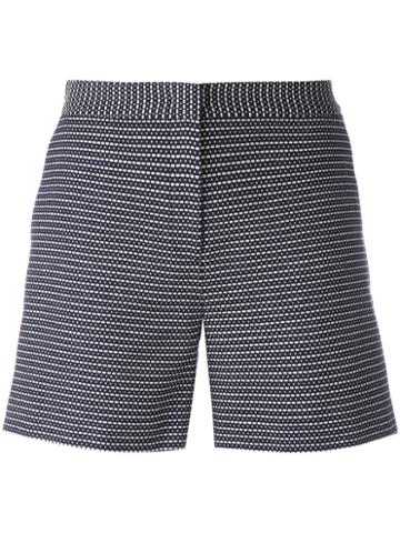 Armani Jeans - Dat Dosh Print Shorts - Women - Cotton - 42, Women's, Blue, Cotton