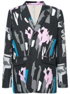 Comme Des Garçons Homme Plus Printed Single-breasted Blazer - Black