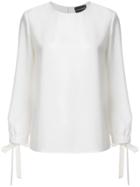 Emporio Armani Bow-embellished Blouse - White