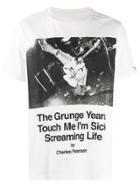 Takahiromiyashita The Soloist Graphic Grunge Slogan T-shirt - White