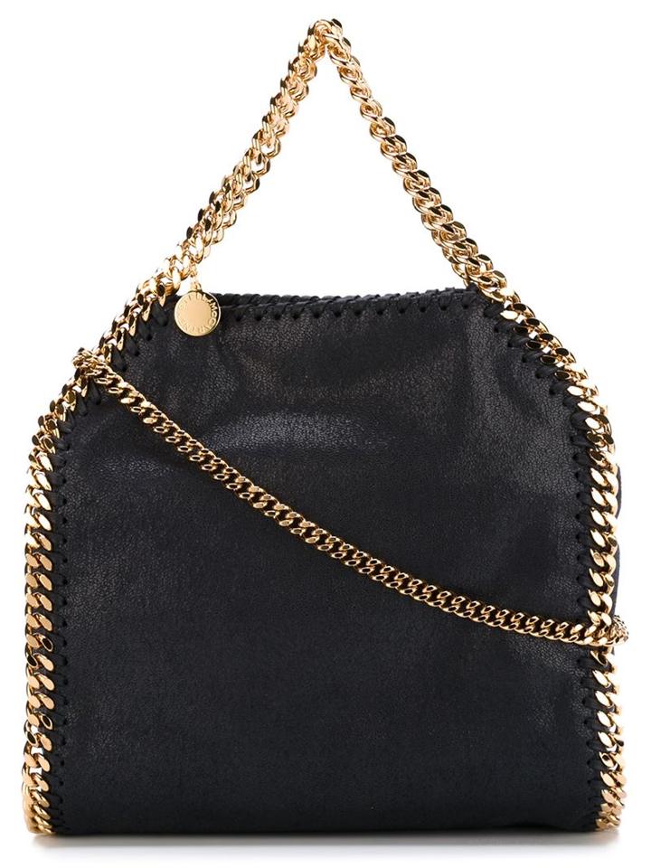 Stella Mccartney Mini 'falabella' Tote, Women's, Blue, Artificial Leather
