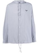 Emporio Armani Hooded Shirt - Blue