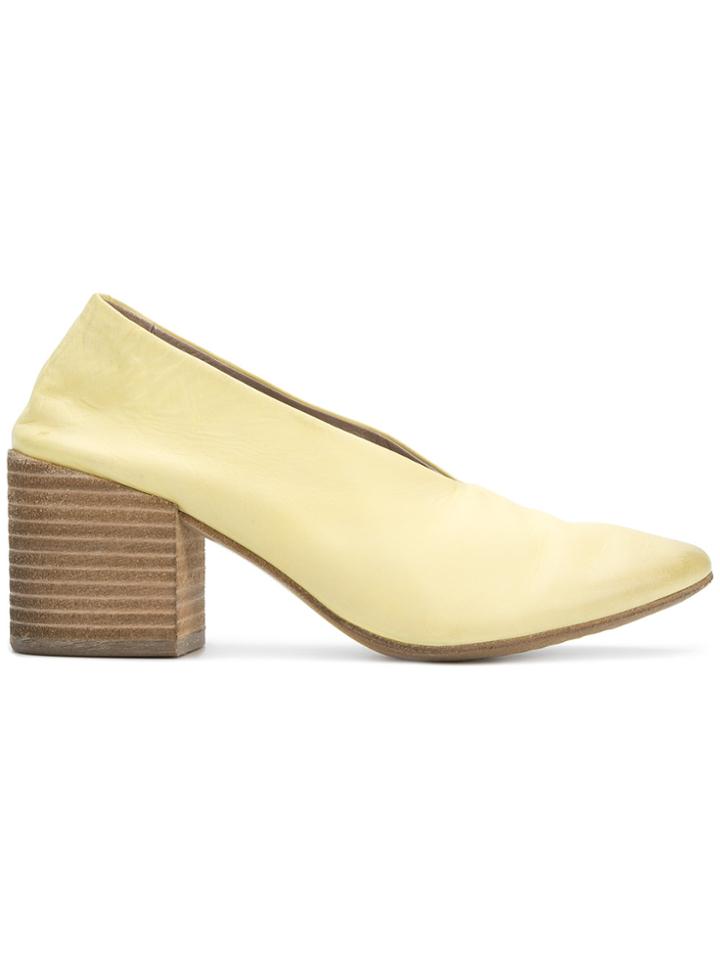 Marsèll V-cut Pumps - Yellow & Orange