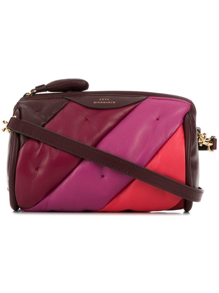 Anya Hindmarch Chubby Barrel Crossbody Bag - Pink & Purple