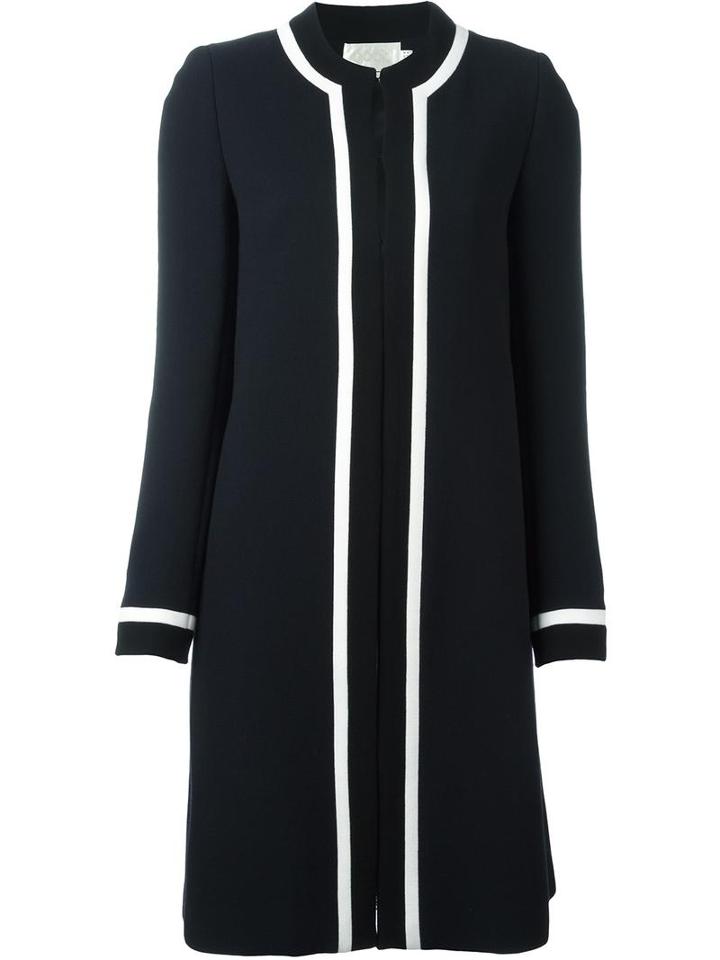 Goat 'danube' Coat, Women's, Size: 8, Blue, Wool/acetate/polyester