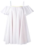 English Embroidery Shift Dress - Women - Silk/cotton - M, White, Silk/cotton, Anna October