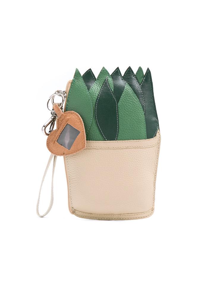 Sarah Chofakian - Leather Clutch - Women - Goat Skin - One Size, Green, Goat Skin