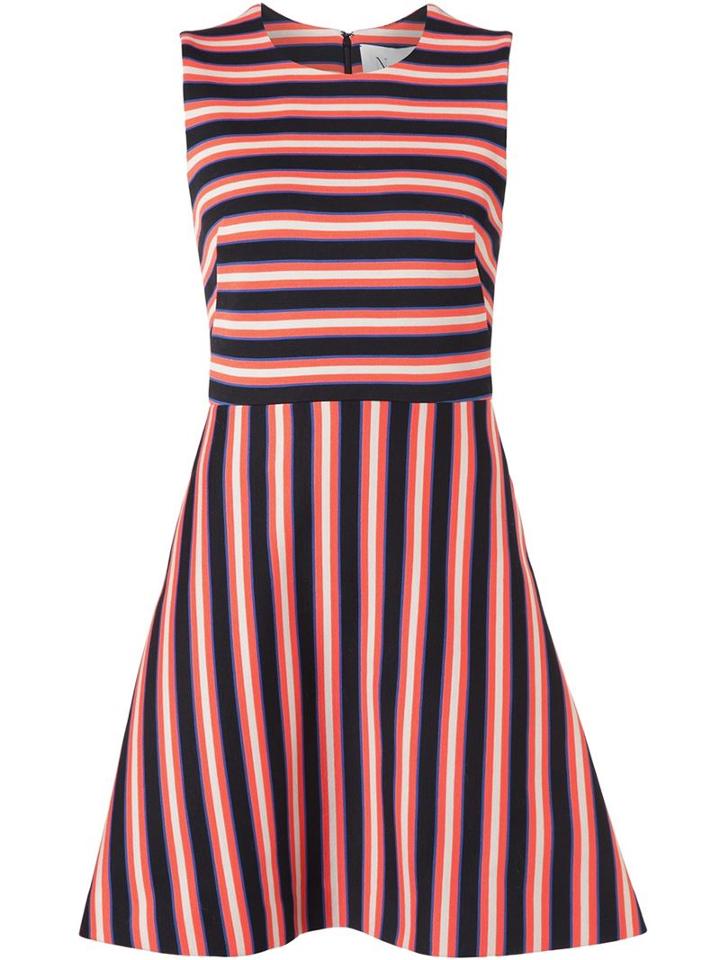 Novis Striped Flared Dress