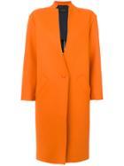 Cédric Charlier One Button Coat - Yellow & Orange