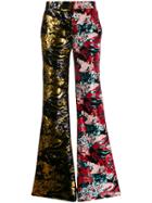 Halpern High Waisted Flared Trousers - Black