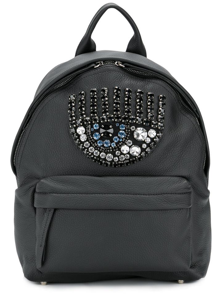 Chiara Ferragni Flirting Backpack - Black