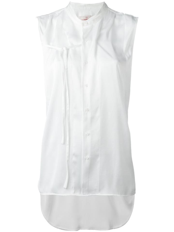 A.f.vandevorst Strap Front Blouse, Women's, Size: 42, White, Polyester