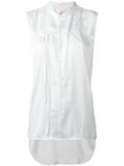 A.f.vandevorst Strap Front Blouse, Women's, Size: 42, White, Polyester