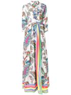 Sara Roka Flared Shirt Dress - White