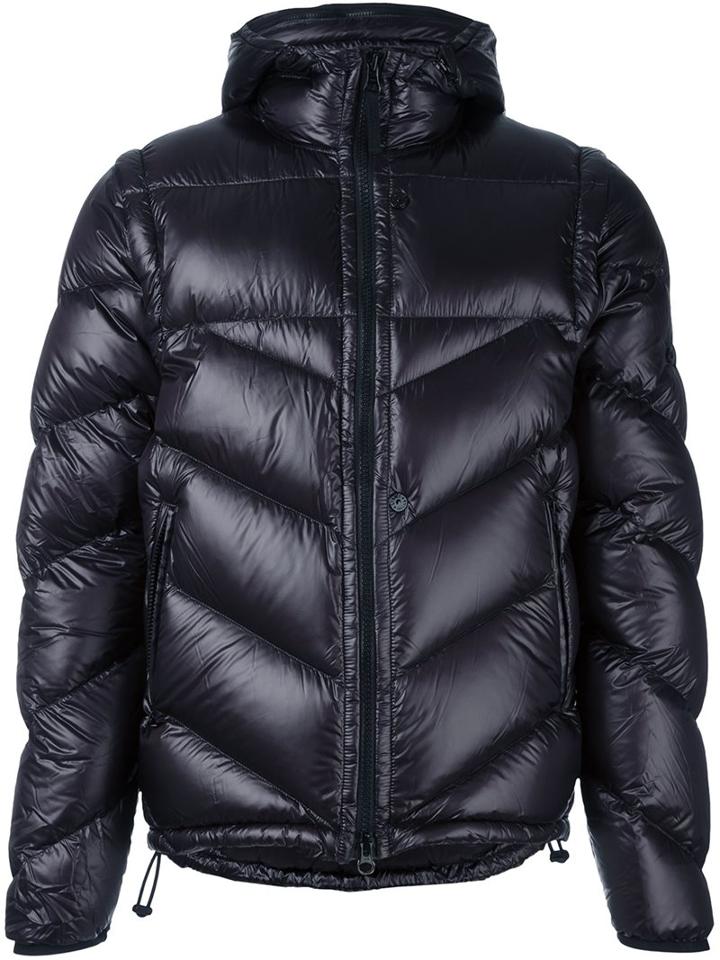Stone Island Shadow Project Lightweight Down Hooded Jacket, Men's, Size: Medium, Black, Polyamide/feather Down