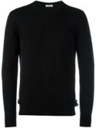 Valentino Buckled Strap Jumper, Men's, Size: Small, Black, Cashmere
